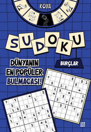 Burçlar Sudoku - Kova (Kalem Hediyeli) – Dokuz Yayınları kitap kapağı