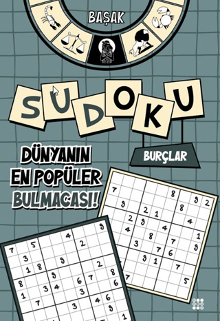 Burçlar Sudoku - Başak (Kalem Hediyeli) – Dokuz Yayınları kitap kapağı