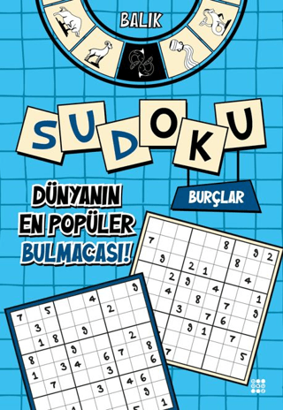 Burçlar Sudoku - Balık (Kalem Hediyeli) – Dokuz Yayınları kitap kapağı