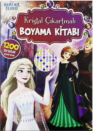 Disney Karlar Ülkesi - Kristal Çıkartmalı Boyama Kitabı – Doğan Çocuk kitap kapağı