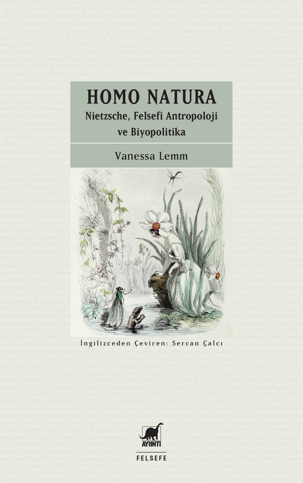 Homo Natura - Nietzsche, Felsefi Antropoloji ve Biyopolitika – Ayrıntı Yayınları kitap kapağı