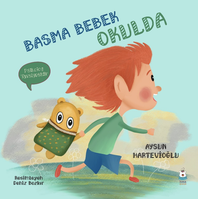 Basma Bebek Okulda – Luna Çocuk Yayınları kitap kapağı