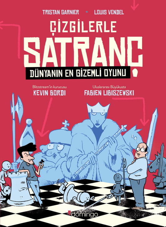 Çizgilerle Satranç - Dünyanın En Gizemli Oyunu – Domingo Yayınevi kitap kapağı