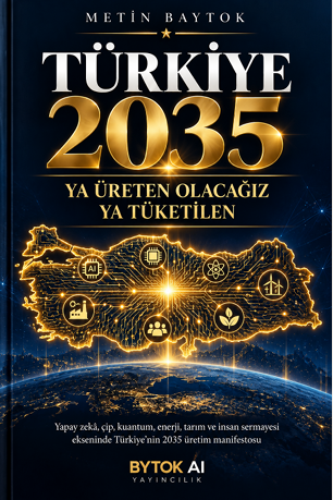 Türkiye 2035 - Ya Üreten Olacağız Ya Tüketilen – Bytok AI Yayınları kitap kapağı