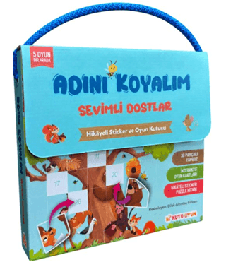 Adını Koyalım - Sevimli Dostlar (Hikayeli Sticker ve Oyun Kutusu) – Bi Kutu Oyun kitap kapağı
