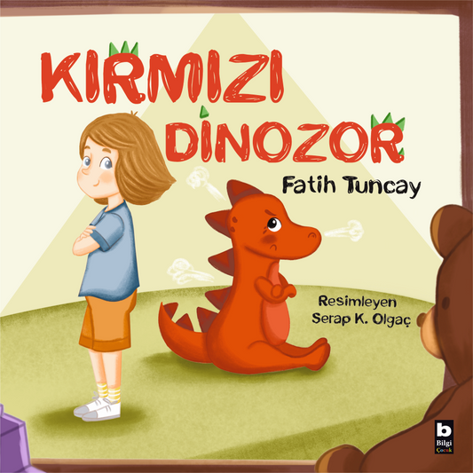 Kırmızı Dinozor – Bilgi Yayınevi Çocuk kitap kapağı