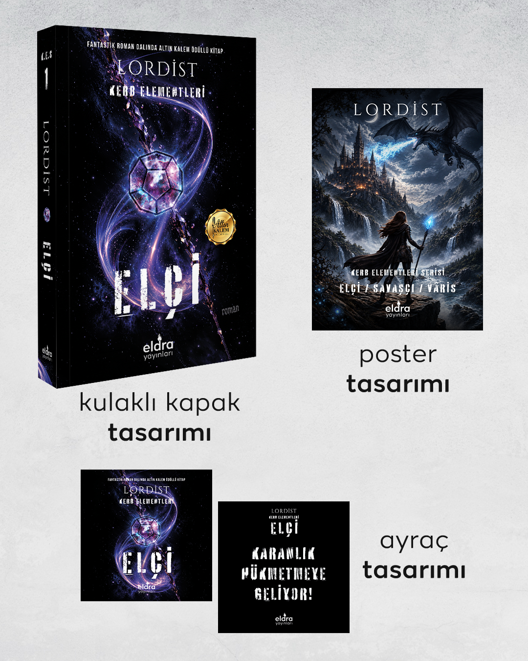 Elçi - Kerb Elementleri – Eldra Yayınları kitap kapağı