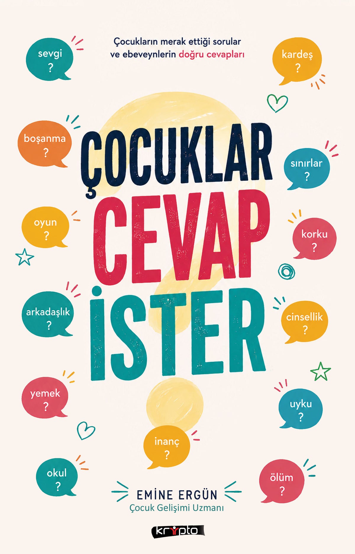 Çocuklar Cevap İster – Kripto Basım Yayın kitap kapağı