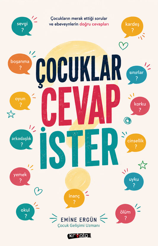 Çocuklar Cevap İster – Kripto Basım Yayın kitap kapağı
