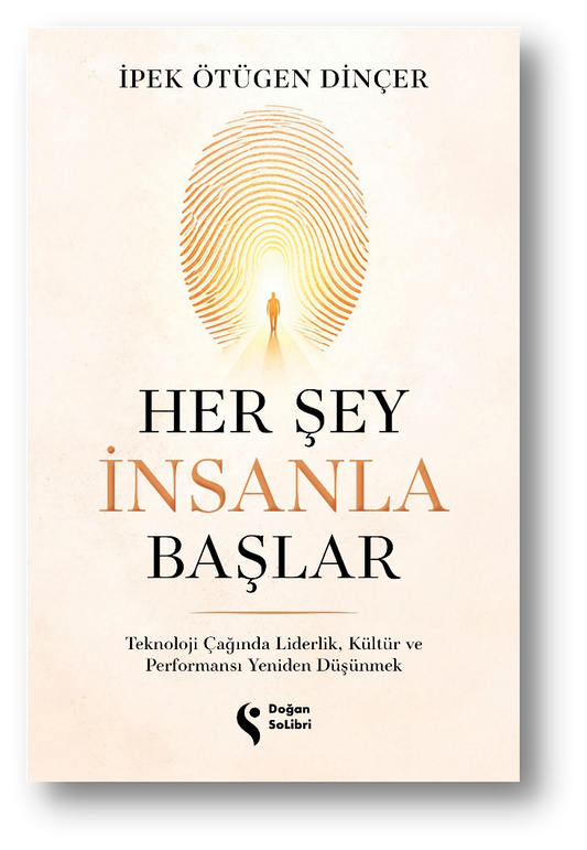 Her Şey İnsanla Başlar – Doğan Solibri Yayınları kitap kapağı
