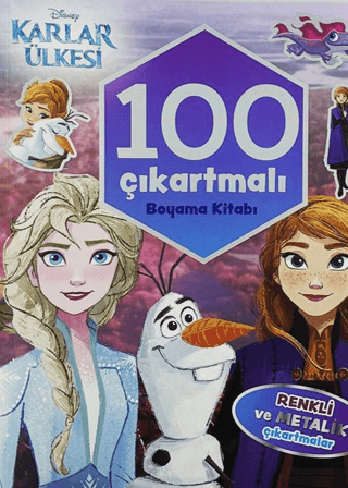 Disney Karlar Ülkesi 100 Çıkartmalı Boyama Kitabı – Doğan Çocuk kitap kapağı
