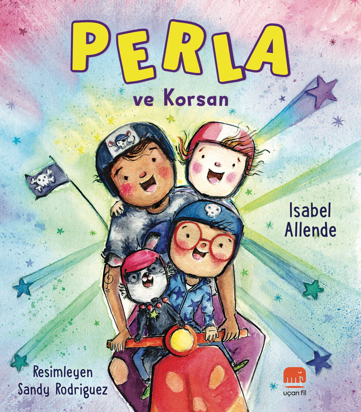 Perla ve Korsan – Uçan Fil Yayınları kitap kapağı