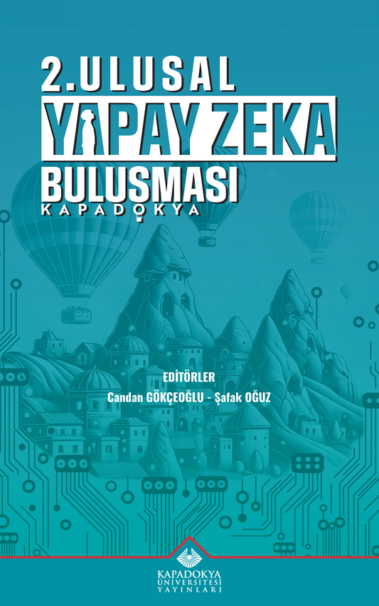 2. Ulusal Yapay Zeka Buluşması Kapadokya – Kapadokya Üniversitesi Yayınları kitap kapağı