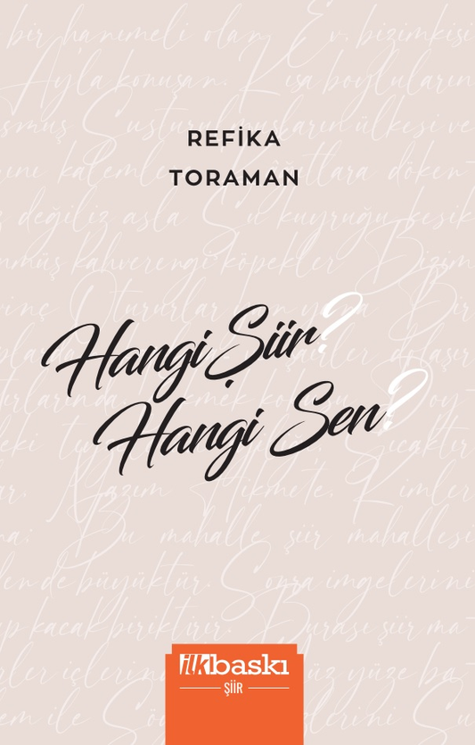 Hangi Şiir Hangi Sen – İlk Baskı Yayınevi kitap kapağı