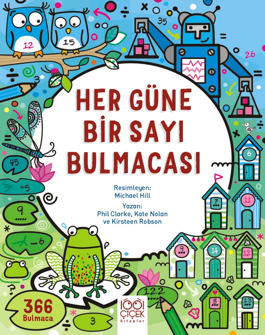 Her Güne Bir Sayı Bulmacası – 1001 Çiçek Kitaplar kitap kapağı