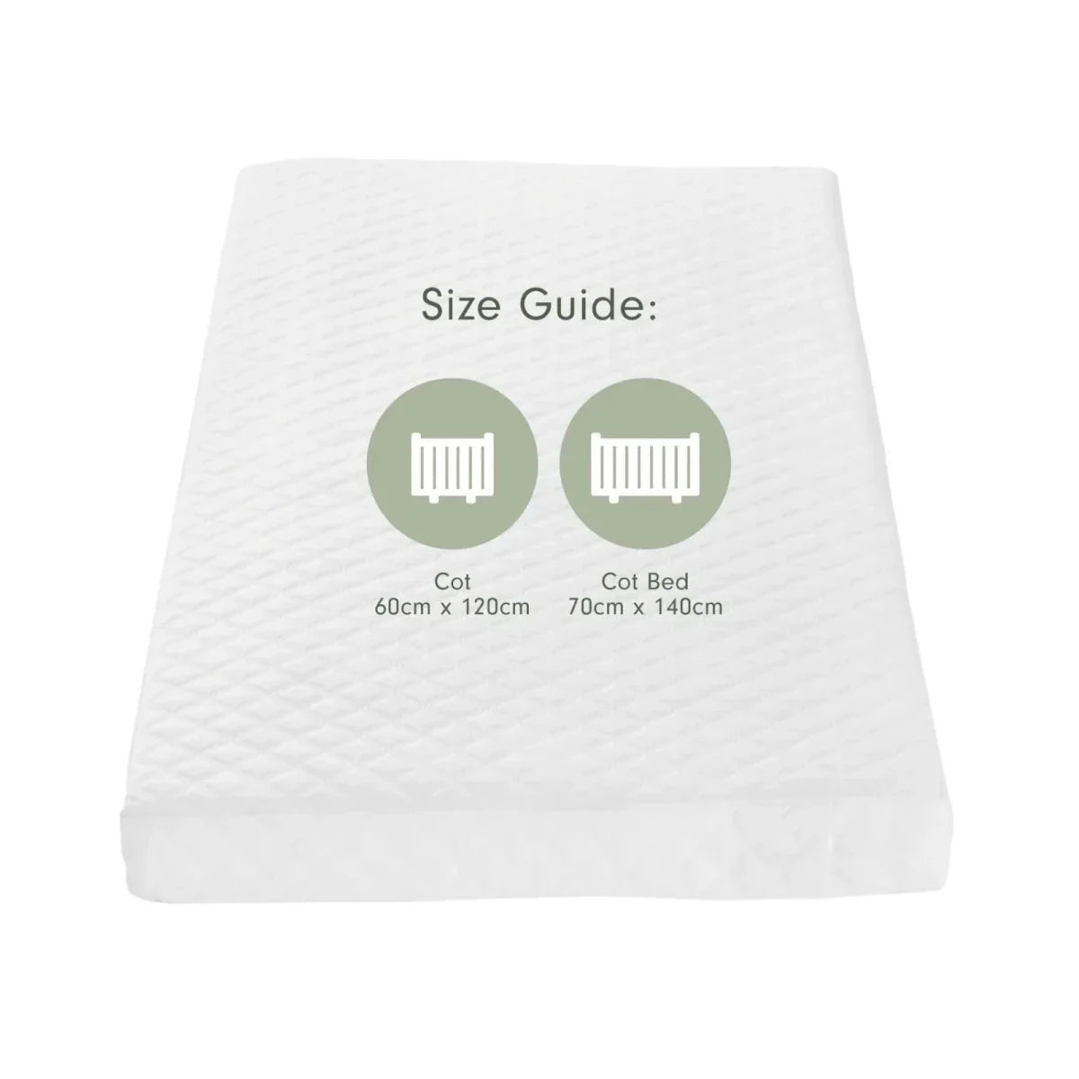 Tutti Bambini Sprung Cot Bed Mattress 70x140cm