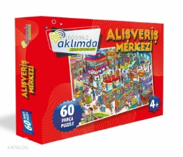 60 Parça Puzzle Alışveriş Merkezi - Aklımda Zeka Oyunları Kitap