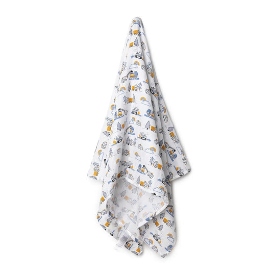 Little Dreams Muslin Blanket Boys - Printed