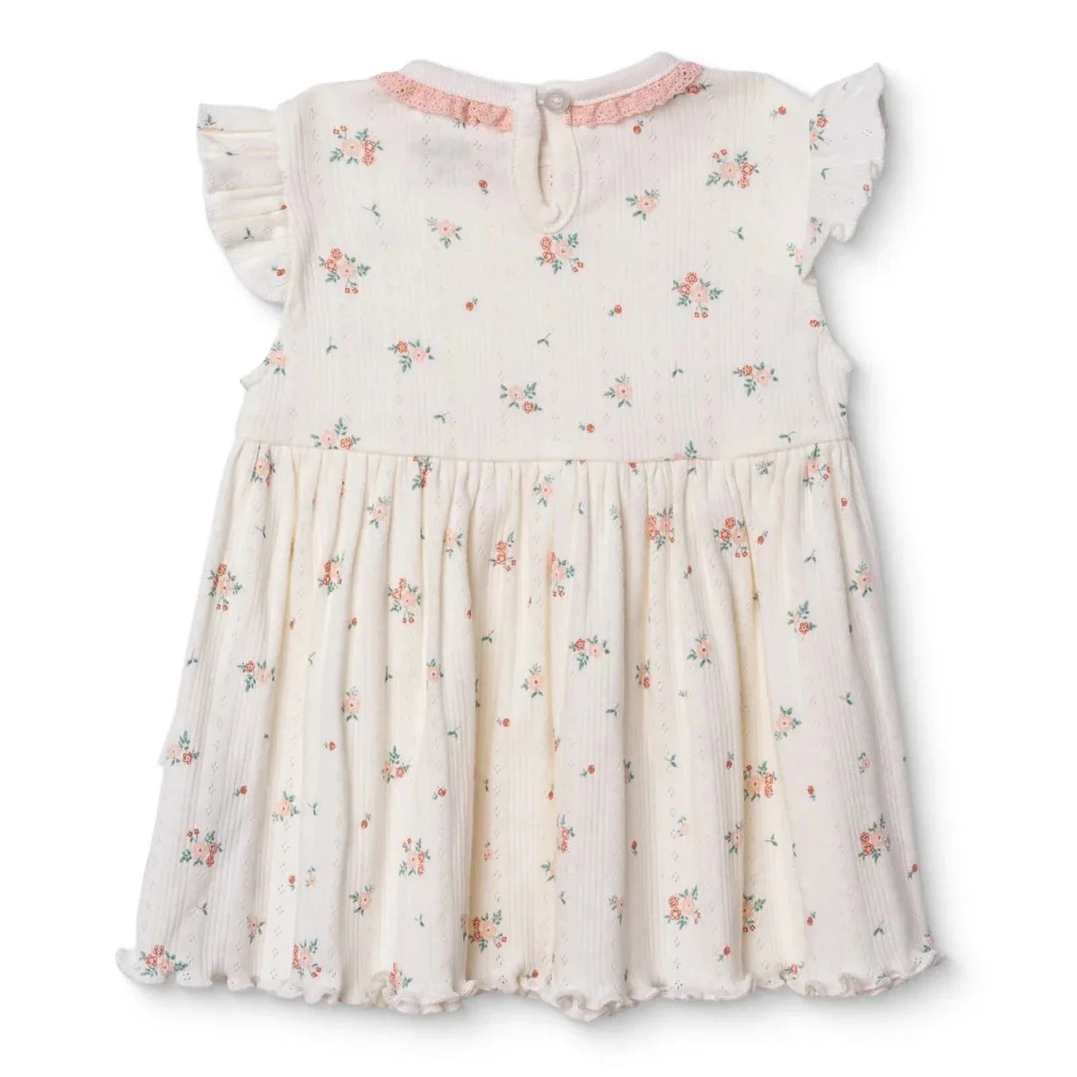 Bebetto Girls Dress Floral Print - Pink