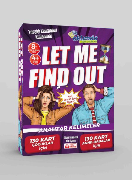 Let Me Find Out (Anahtar Kelimeler) - Aklımda Zeka Oyunları Kitap
