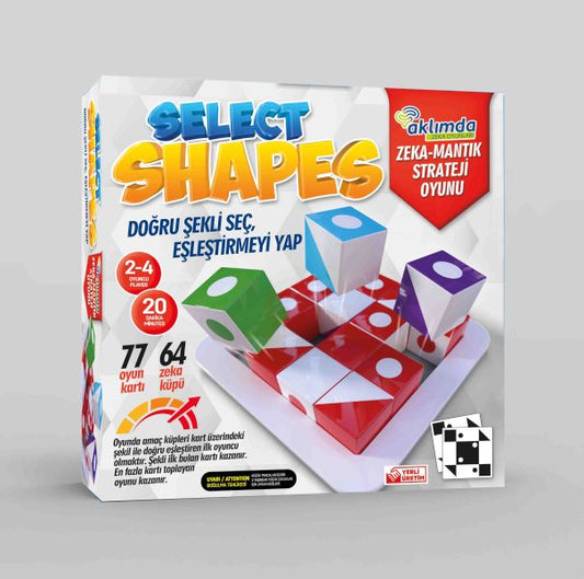 Select Shapes (Doğru Şekli Seç) - Aklımda Zeka Oyunları Kitap