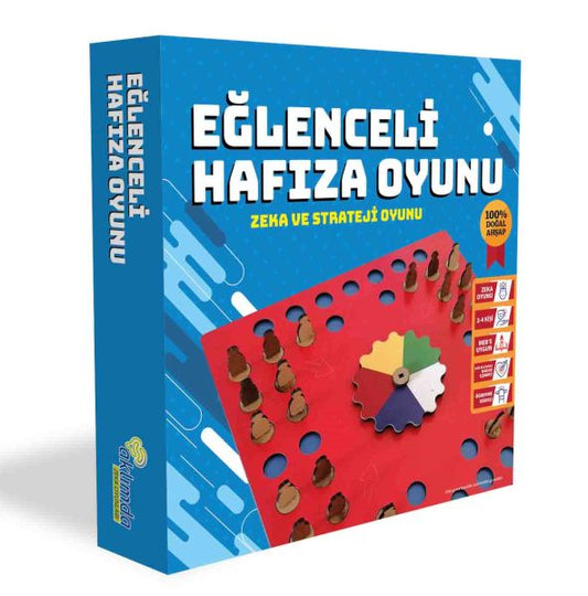 Eğlenceli Hafıza Oyunu (Ahşap) - Aklımda Zeka Oyunları Kitap