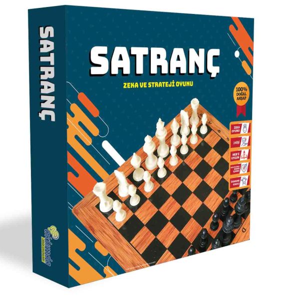 Satranç (Ahşap) - Aklımda Zeka Oyunları Kitap