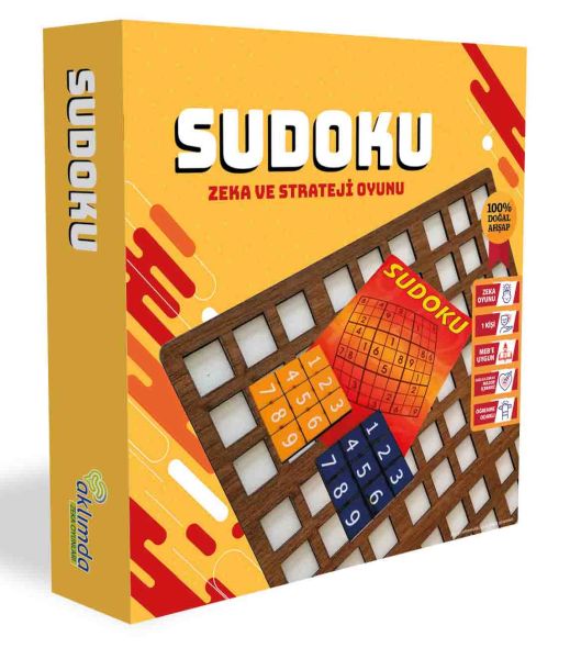 Sudoku (Ahşap) - Aklımda Zeka Oyunları Kitap