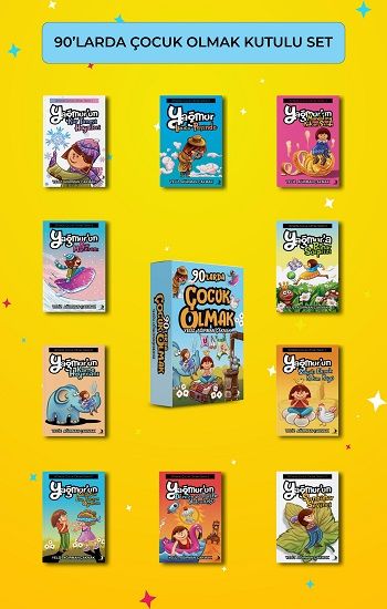 90’larda Çocuk Olmak Serisi Kutulu Set - Destek Yayınları Kitap