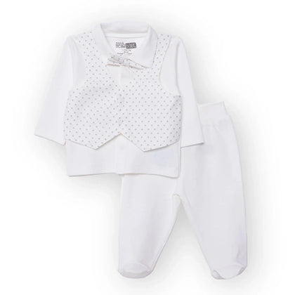 HelloBaby Newborn Ceremony Outfit - White