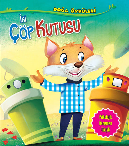 İki Çöp Kutusu - Doğa Öyküleri - Parıltı Yayınları Kitap