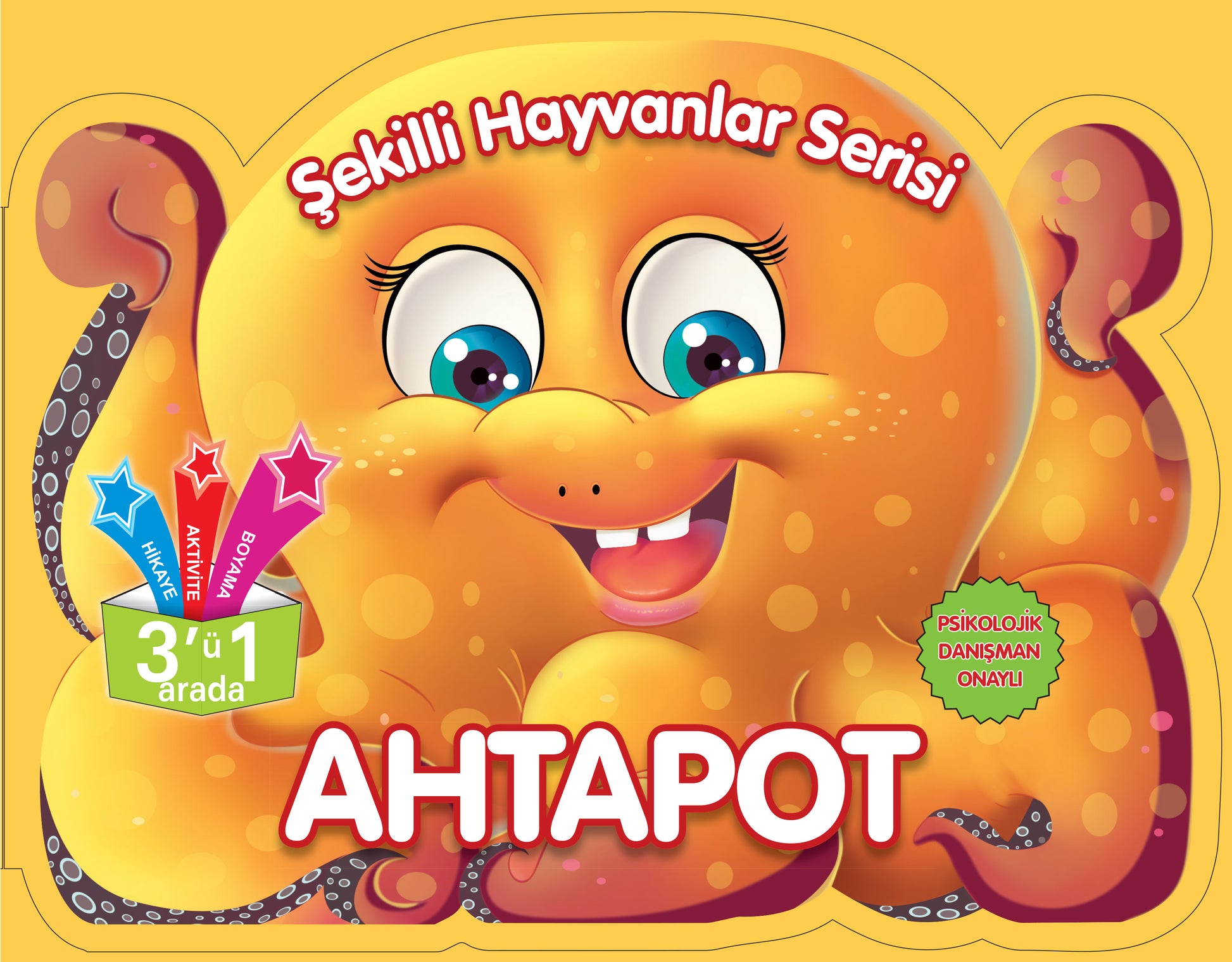 Şekilli Hayvanlar Serisi - Ahtapot - Parıltı Yayınları Kitap