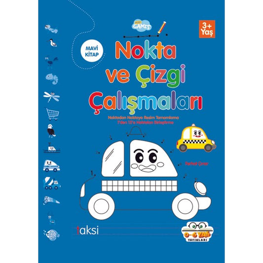 Nokta ve Çizgi Çalışmaları Mavi Kitap - 9786057347398