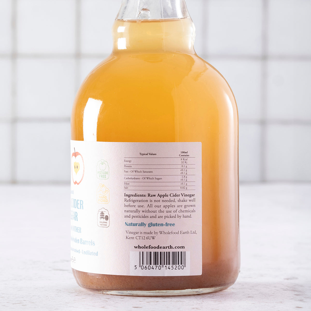 Apple Cider Vinegar 3 x 1L With "Mother" | Raw | Unpasturised | Unfiltered | GMO Free