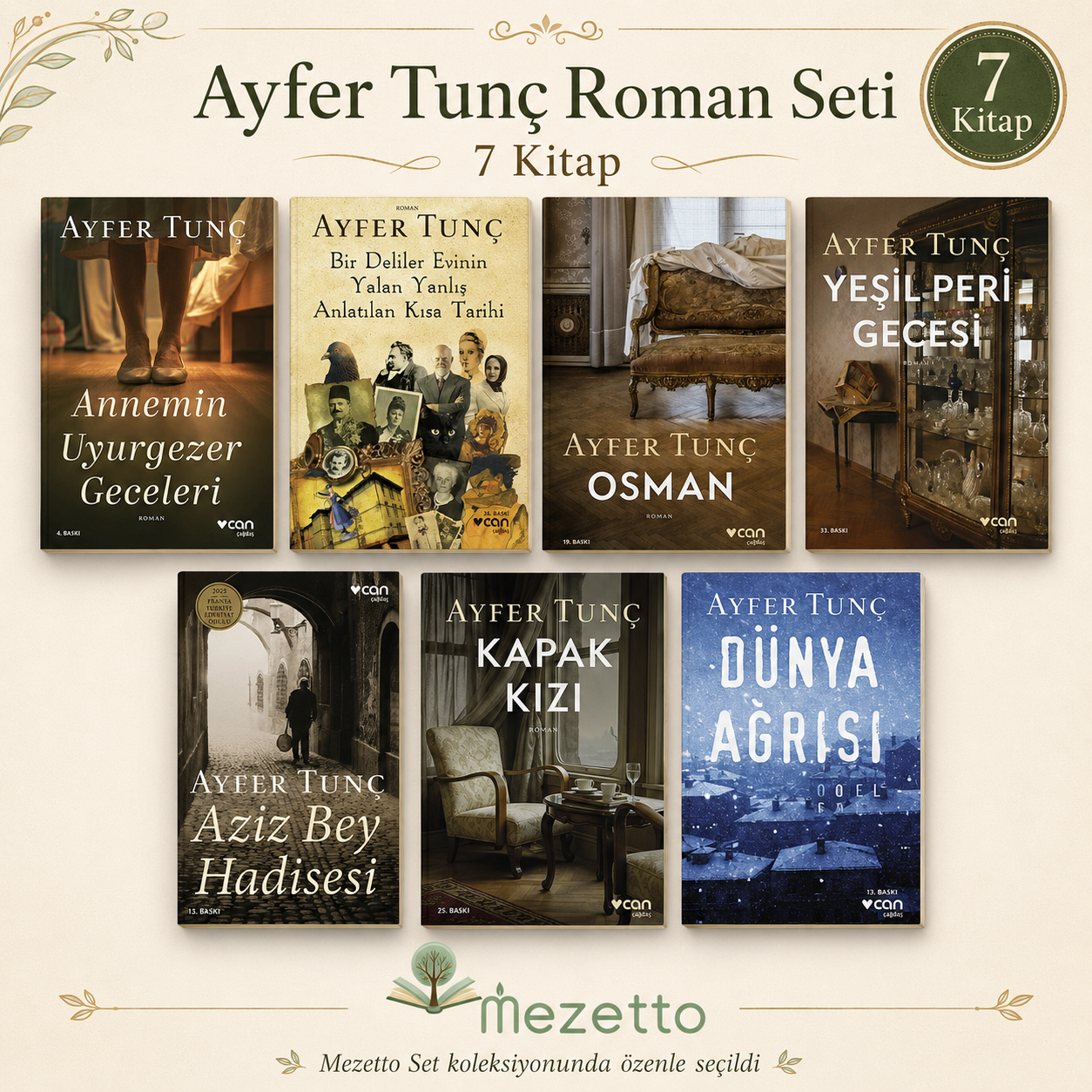 Ayfer Tunç Roman Seti | 7 Kitap
