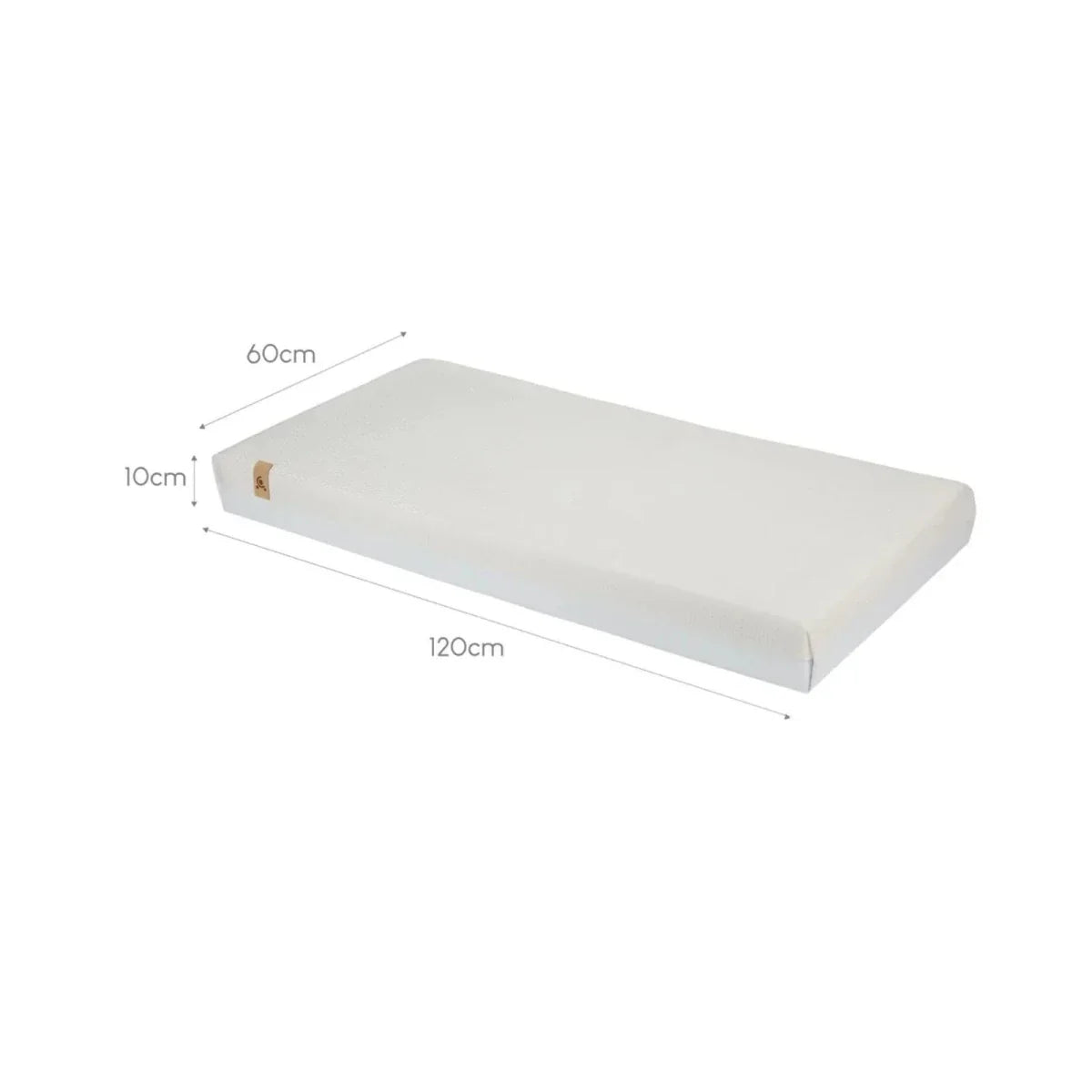CuddleCo Harmony Hypo-Allergenic Bamboo Sprung Cot Mattress 120 x 60cm