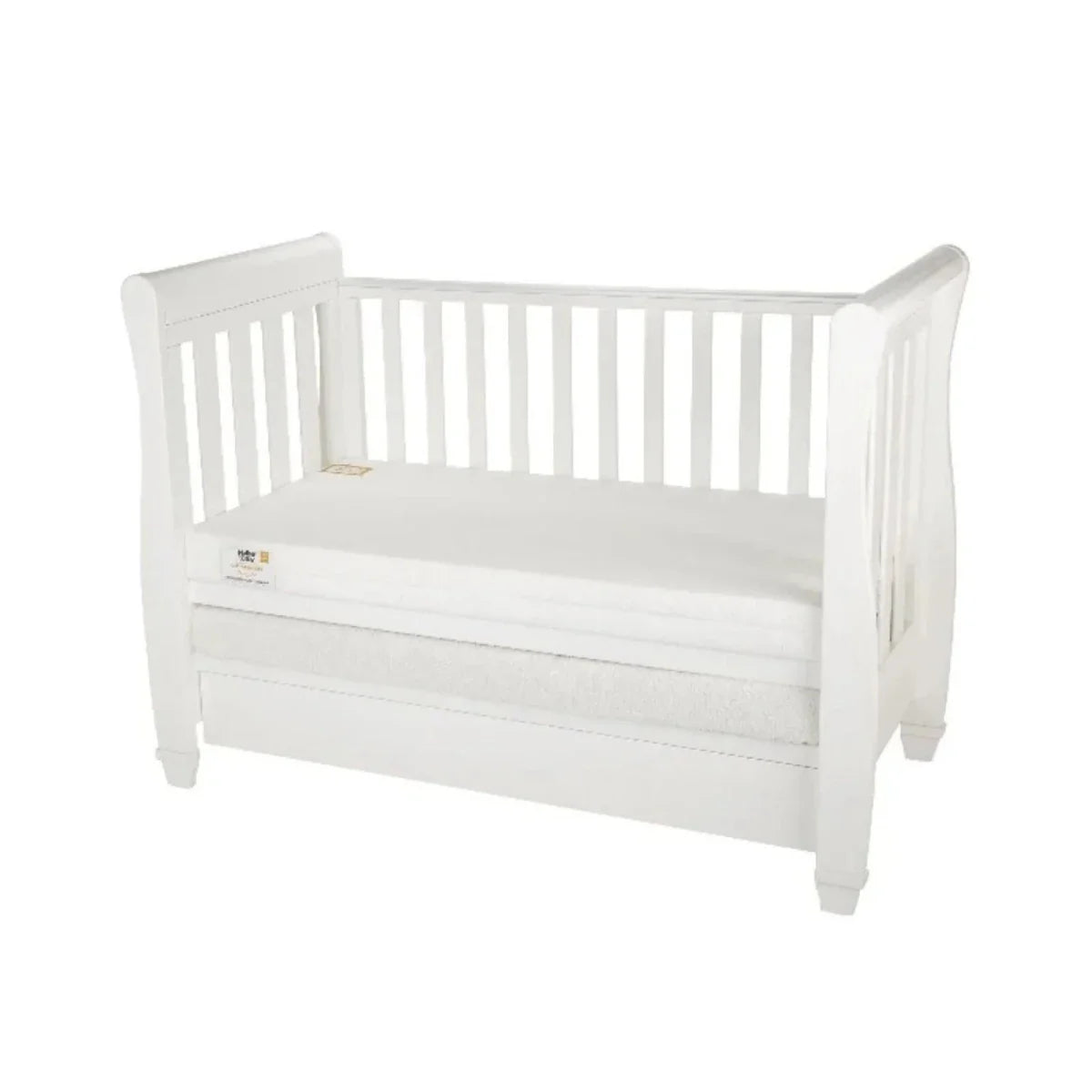 CuddleCo Mother&Baby Pure Gold Anti-Allergy Coir Pocket Sprung Cot Mattress 120 x 60cm