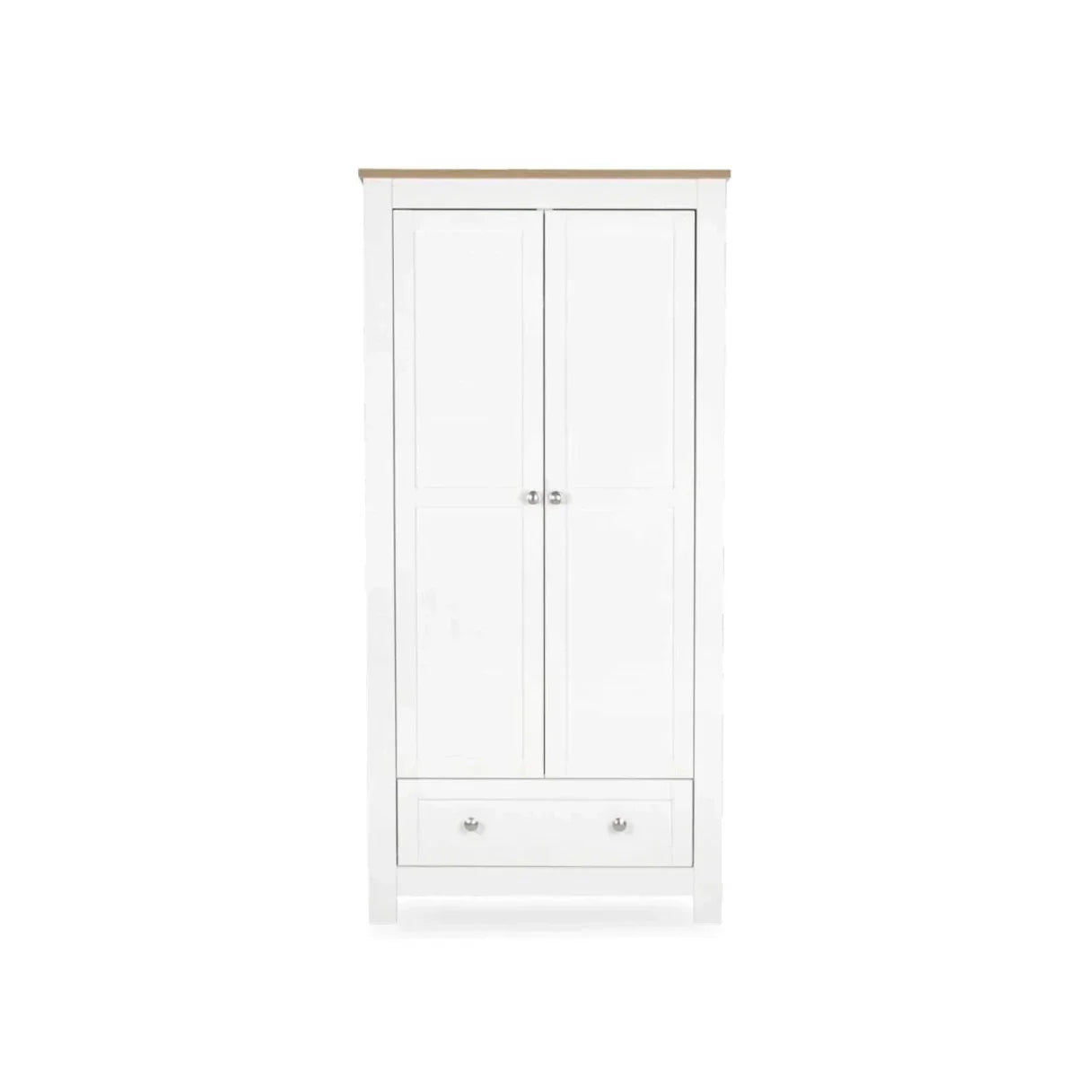 CuddleCo Burford Wardrobe - White/Oak