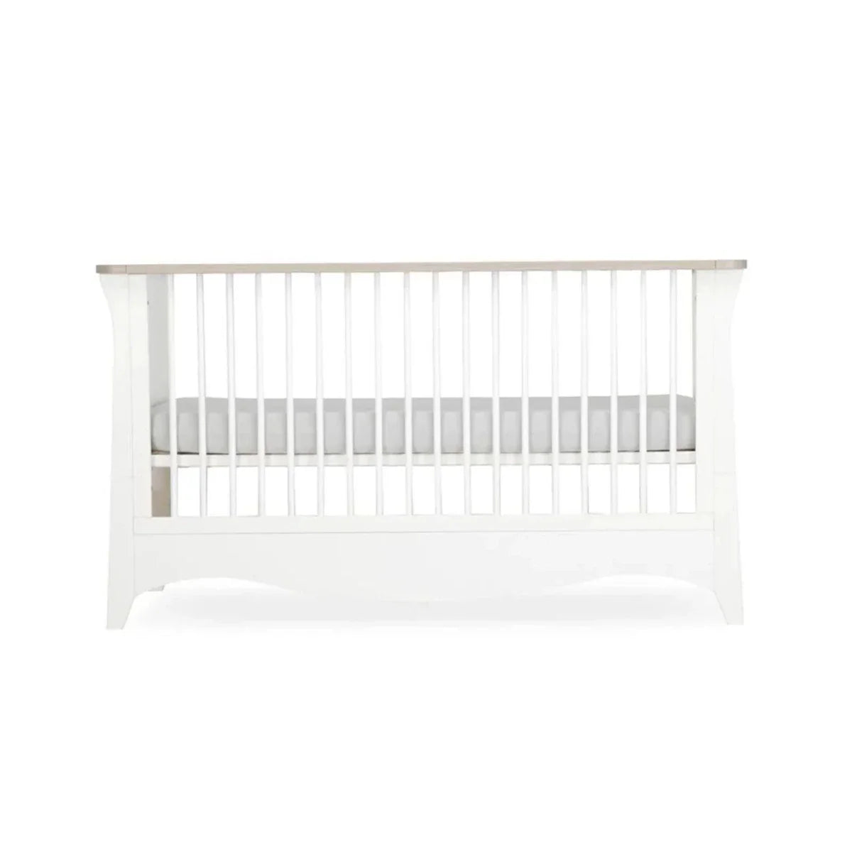 CuddleCo Clara 2 Piece Nursery Furniture Set - White & Ash