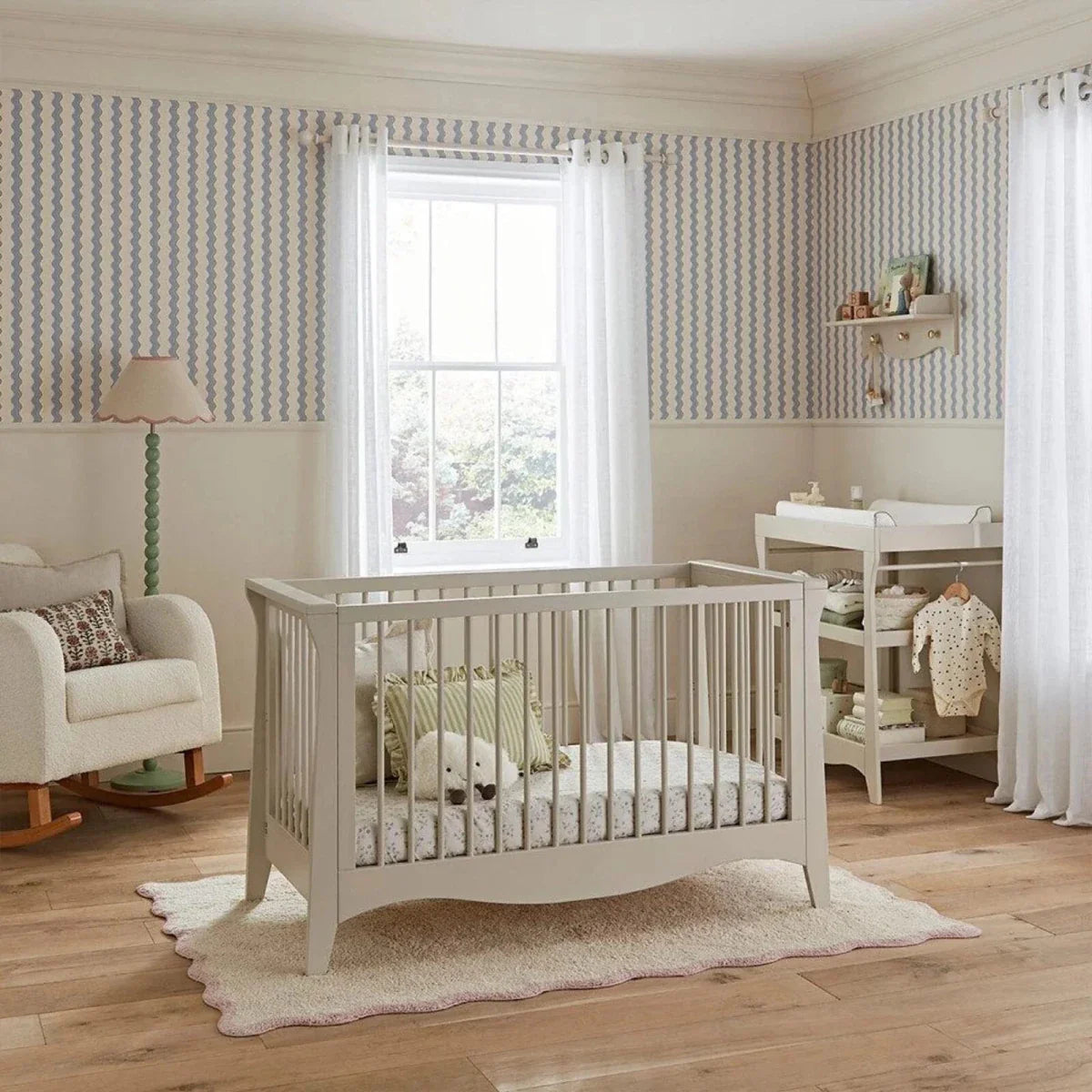 Cuddle Co Clara Mini Cot Bed - Cashmere