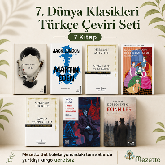 Dünya Klasikleri Türkçe Kitap Seti | 7 Kitap