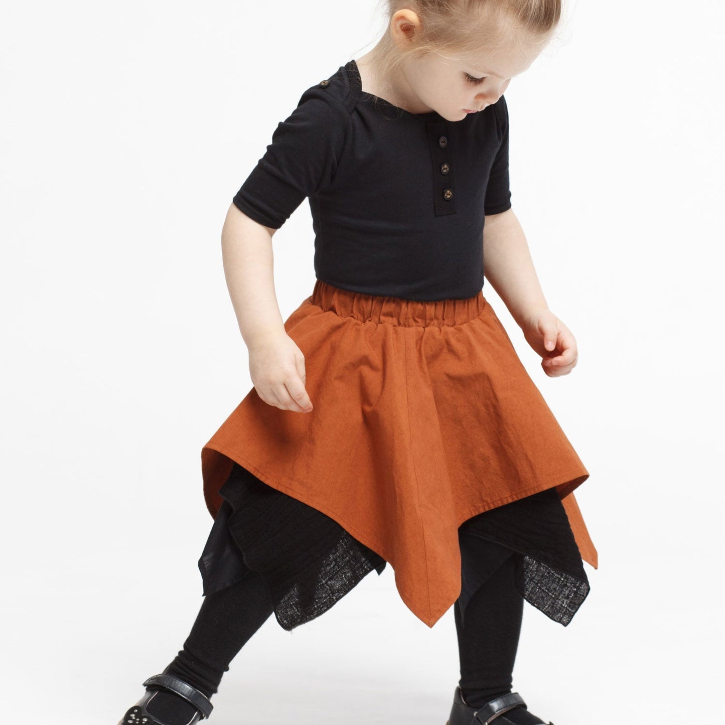 Handkerchief Skirt in Copper-1