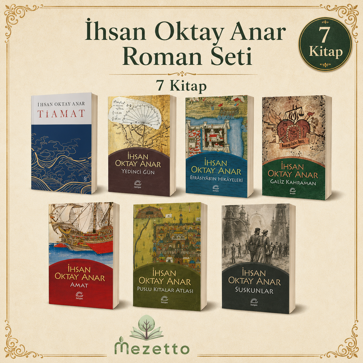 İhsan Oktay Anar Roman Seti | 7 Kitap