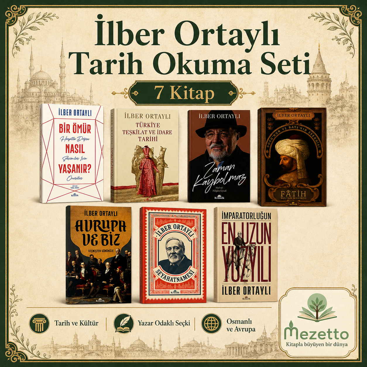 İlber Ortaylı Okuma Seti | 7 Kitap