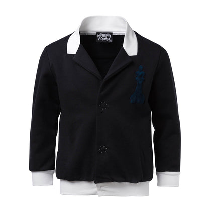 Black Sweat Blazer-0