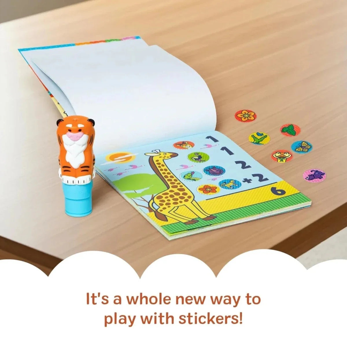 Melissa & Doug Sticker Wow Pad and Tiger Stamp