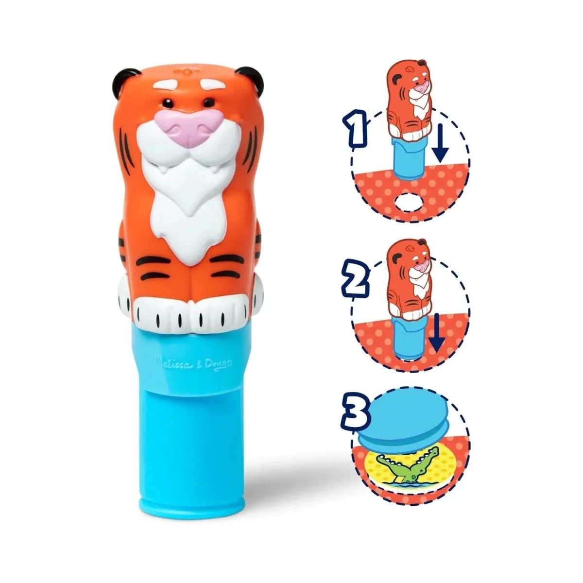 Melissa & Doug Sticker Wow Pad and Tiger Stamp