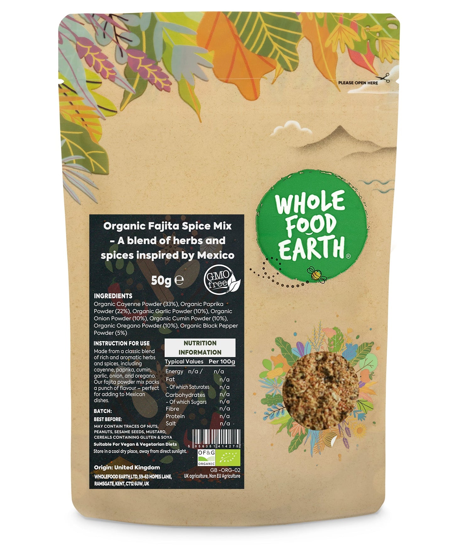 Organic Fajita Mix