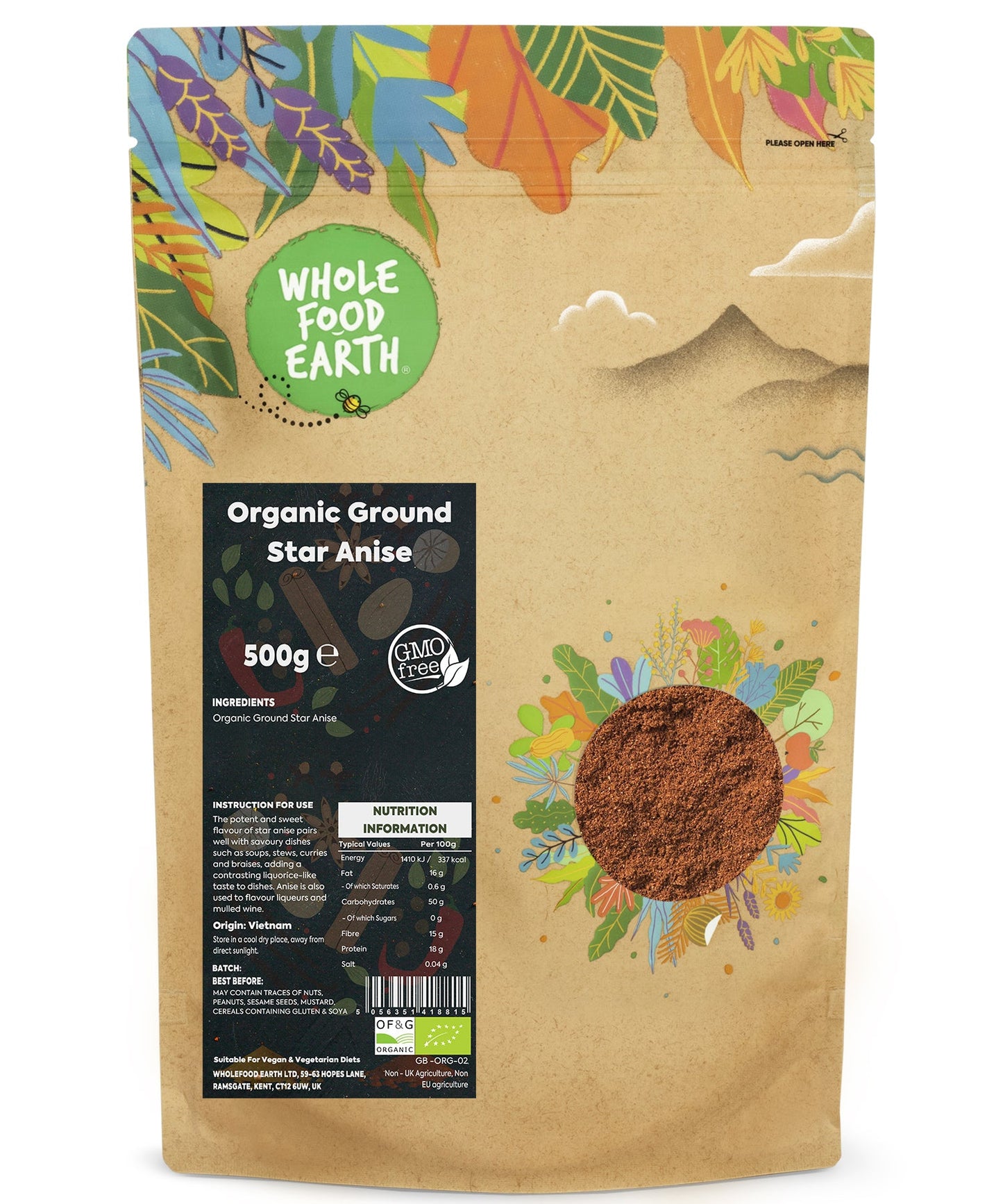 Organic Ground Star Anise