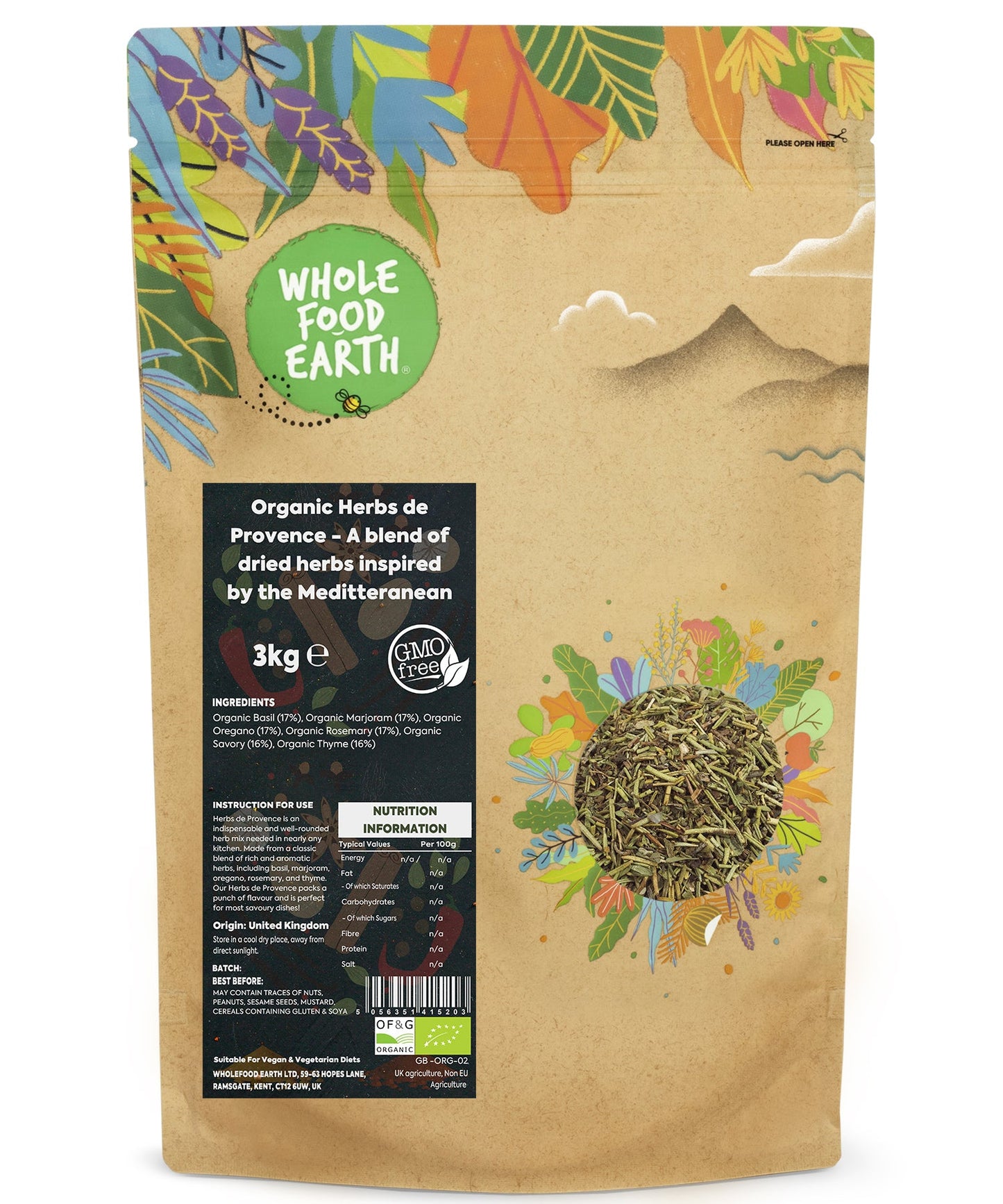 Organic Herbs de Provence